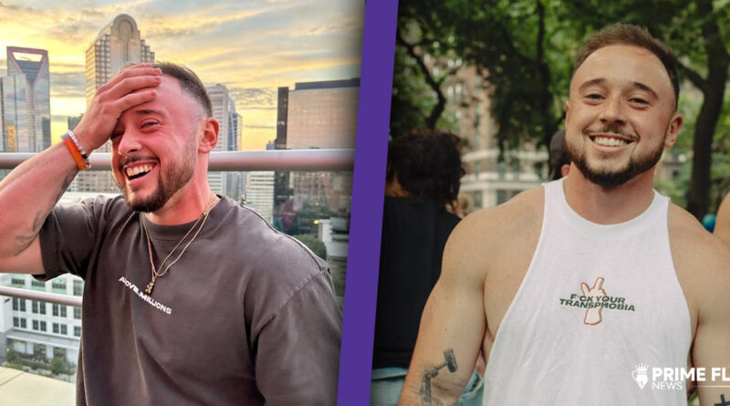 Liam Lazore, transgender advocate and fitness coach, sharing his transition journey and promoting body confidence on social media.