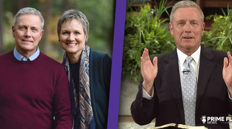 Loran Livingston, senior pastor of Central Church in Charlotte, delivering a Sunday sermon during a packed worship service.