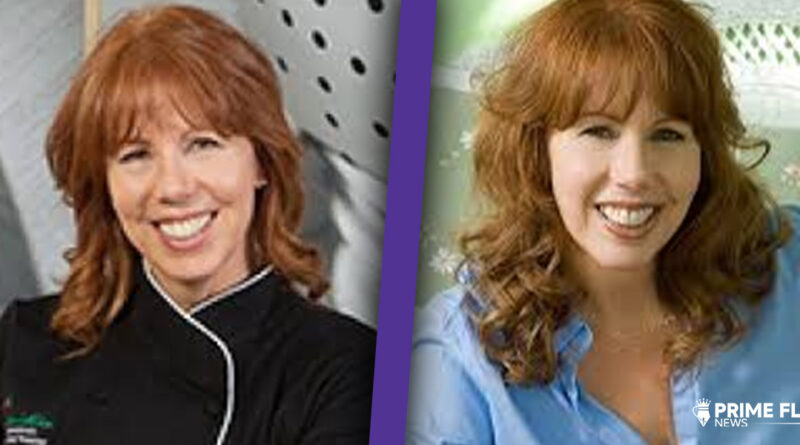 Christina Pirello, Emmy-winning PBS chef and leukemia survivor, hosting her plant-based cooking show Christina Cooks.