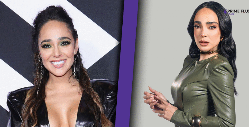 Manelyk González posing at a public event, highlighting her career growth and rising net worth from reality TV and business ventures.