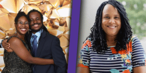 Lelan Statom with his wife, highlighting the Nashville NewsChannel 5 anchor’s private family life and marriage.