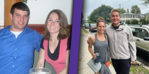 Shiri Spear and her husband Matt, highlighting the Boston 25 News meteorologist’s private family and married life.